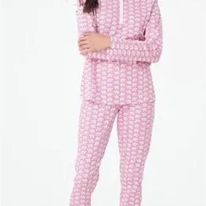 Roller Rabbit Pink Elephant Pajama Set